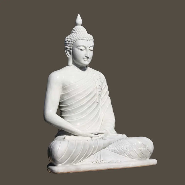 Meditating Buddha Garden Statue