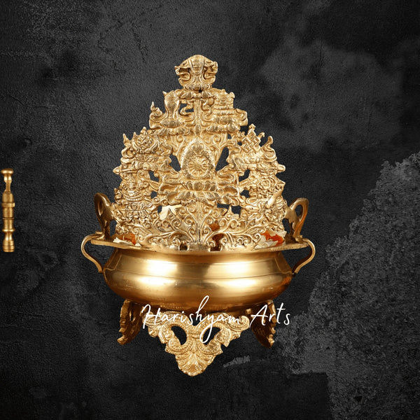 Pure Brass Urli Bowl in Vintage Style for Classic Indian Home Decor