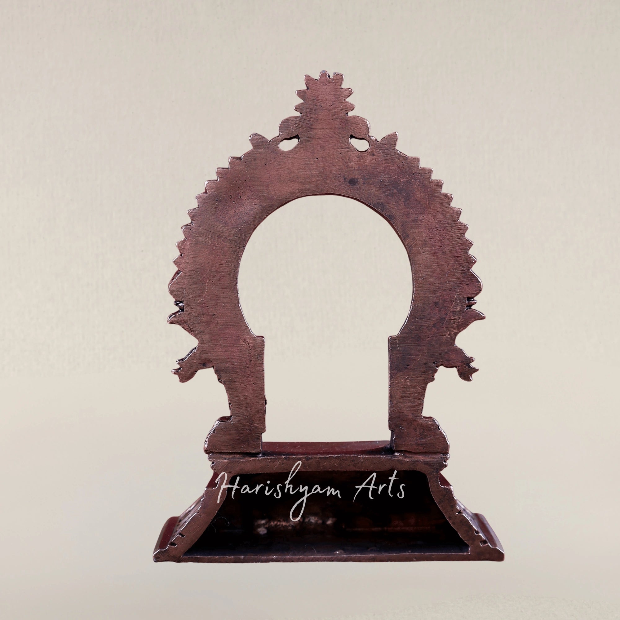Pure Copper Miniature Prabhavali Peetam Singhasan for Idols