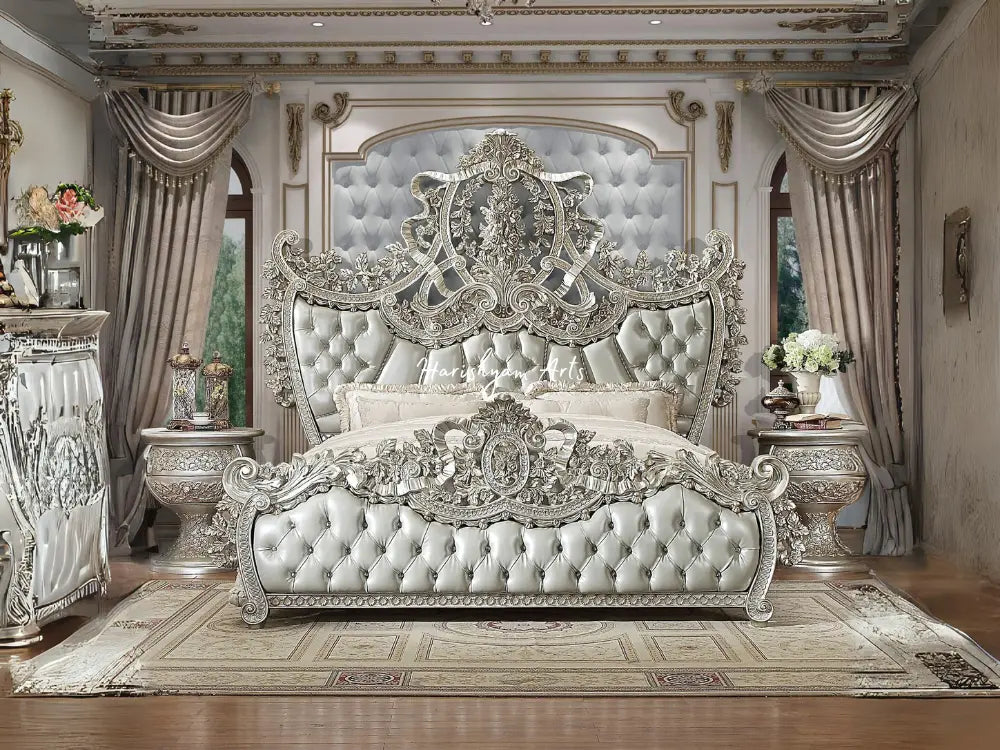 Regal Silver King Bedroom Ensemble 3-Piece Set