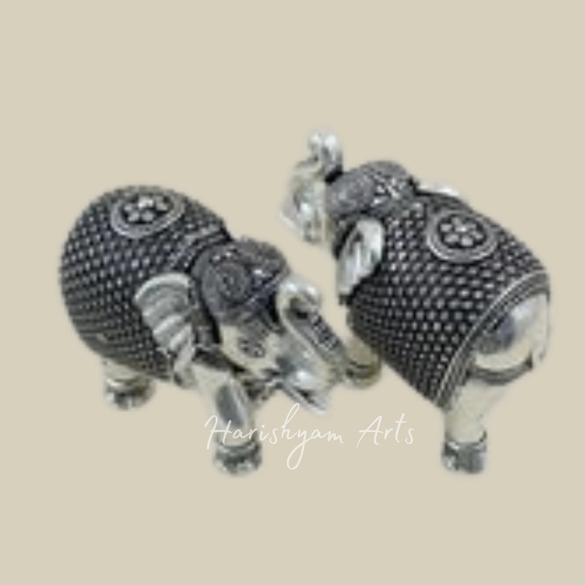 Royal Elephant Symbol of Strength and Prosperity Gold Idol