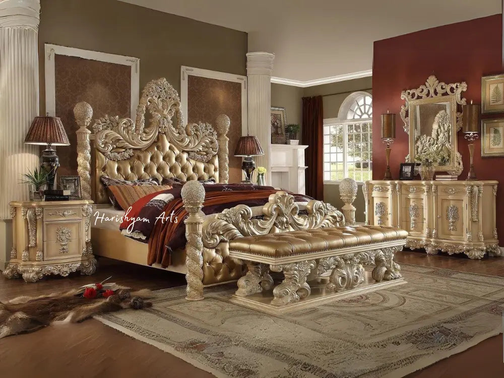 Royal Khaki King 5-Piece Poster Bedroom Collection