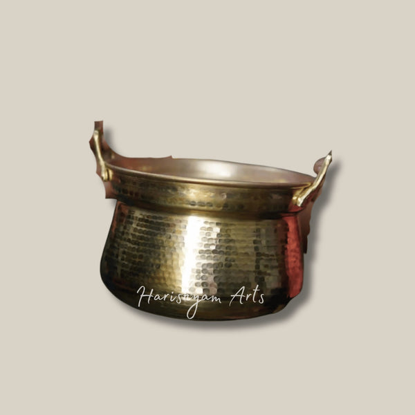 Shakuntala Brass Storage Pot for Traditional Indian Cooking