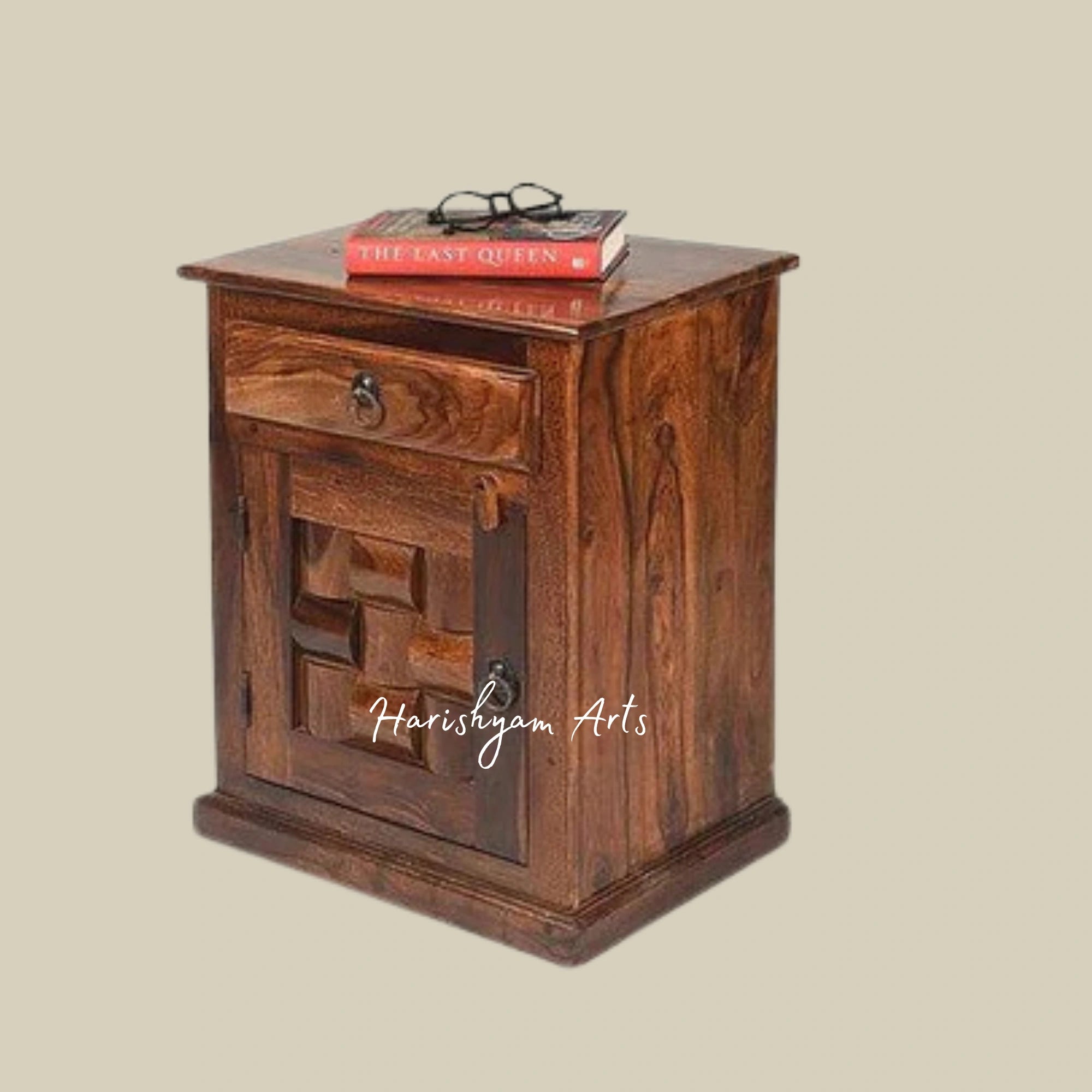 Sheesham Wood Bedside Table