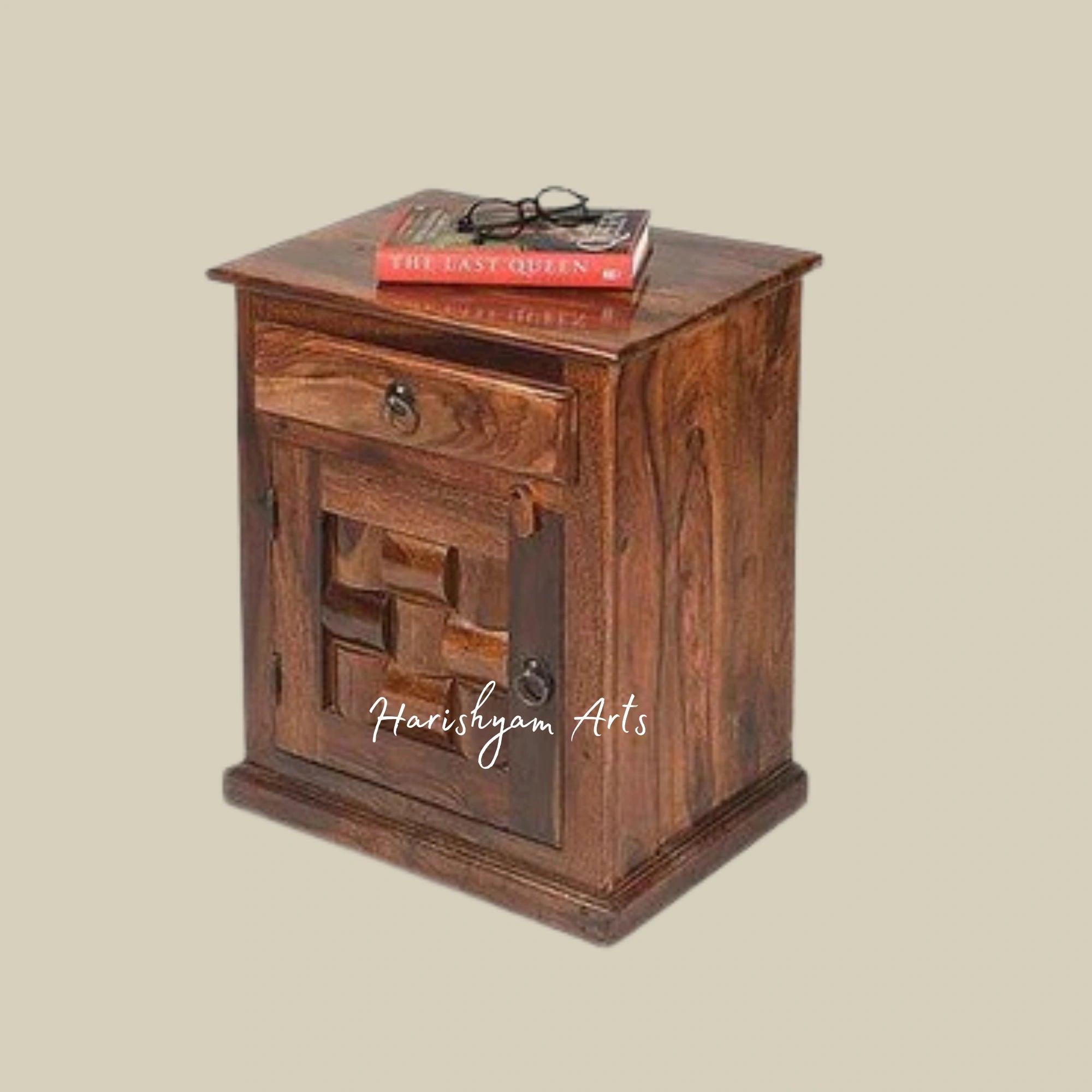 Sheesham Wood Bedside Table