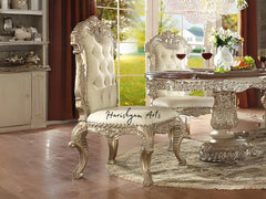 Silver Whisper Antique White Dining Set 5-Piece