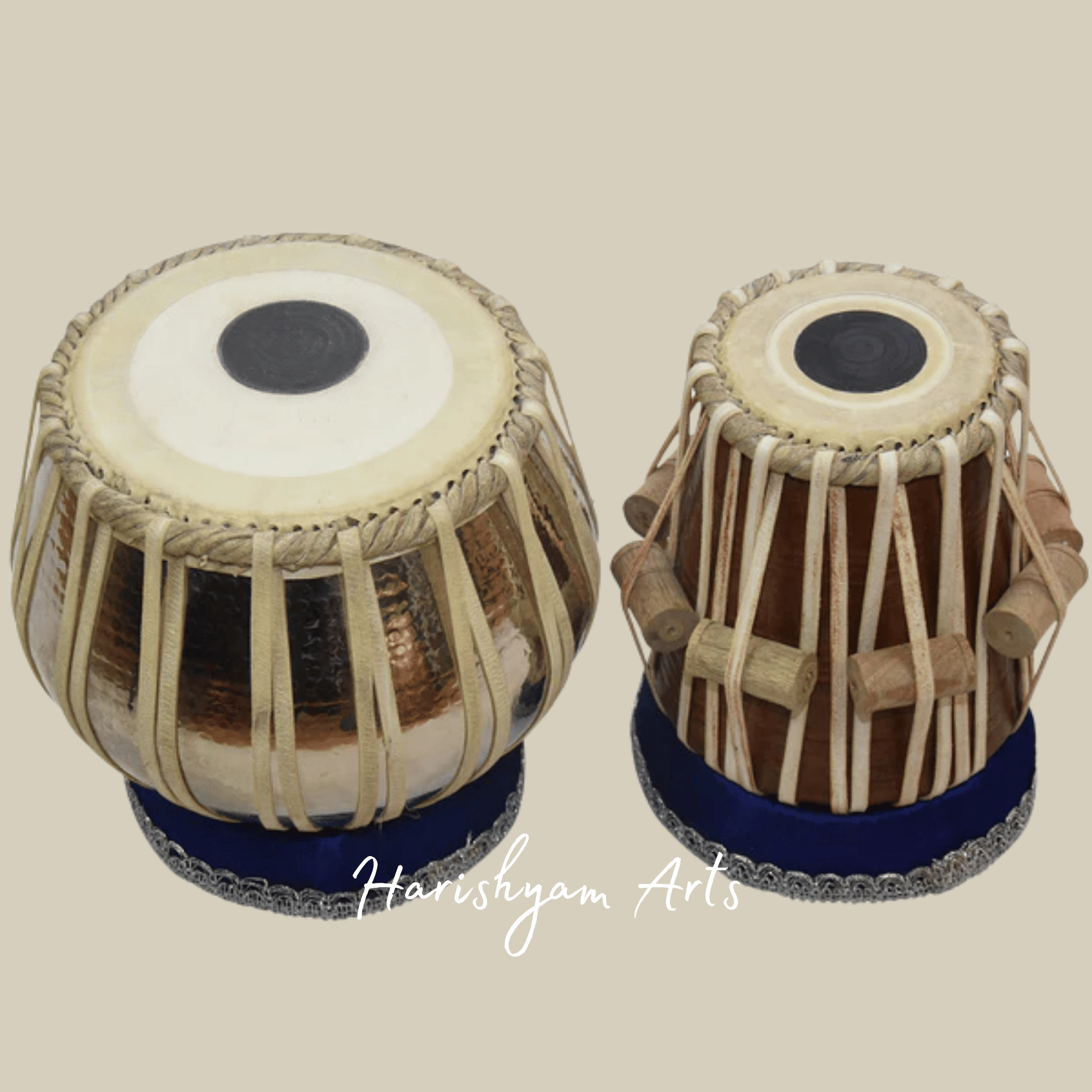 Standard Brass Tabla Set for Beginners in Indian Classical Music