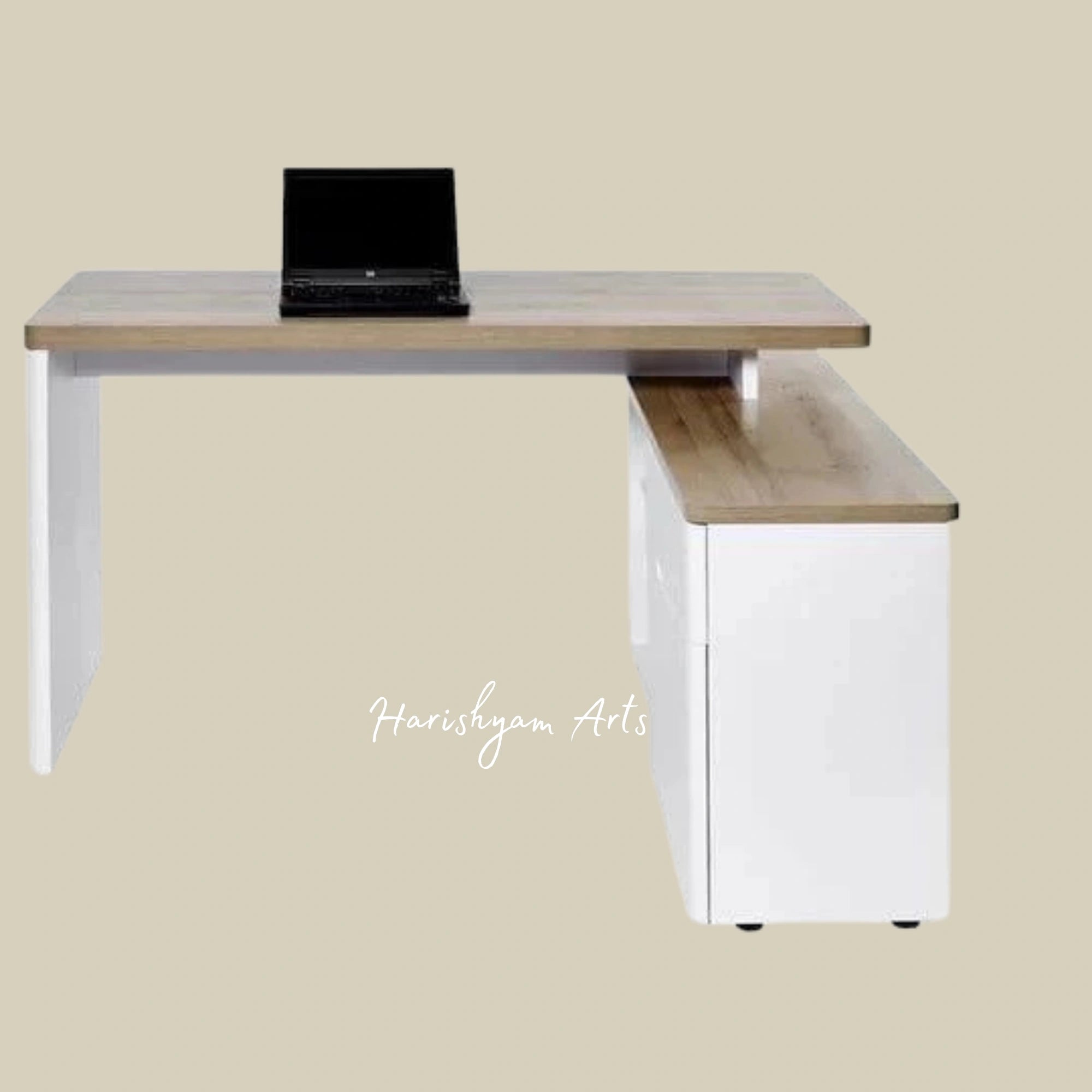 Study Table with Matching Wooden Stool