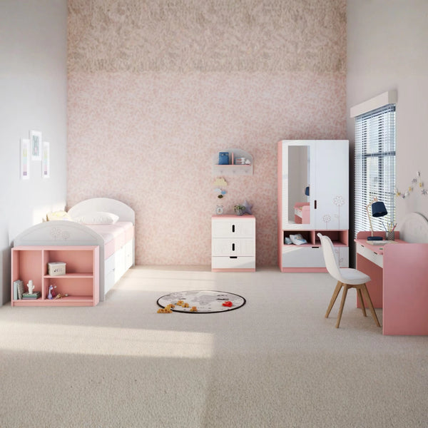 Stylish Children’s Bedroom Design with Space-Saving Storage Solutions