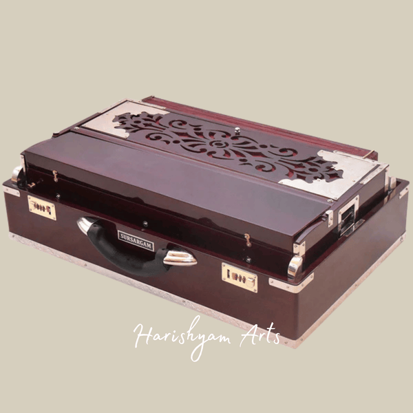 Sursargam Harmonium with Multi-Reed Sound for Bhajans and Ragas