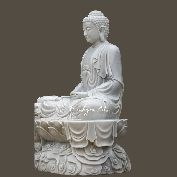 Marble Shakyamuni Buddha Statue