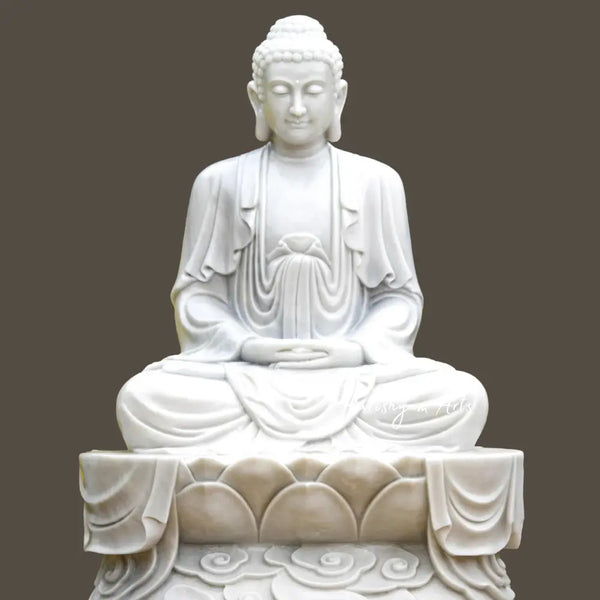 Marble Shakyamuni Buddha Statue