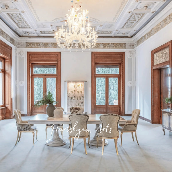 The Golden Woodland Elegance Upholstered Dining Chair