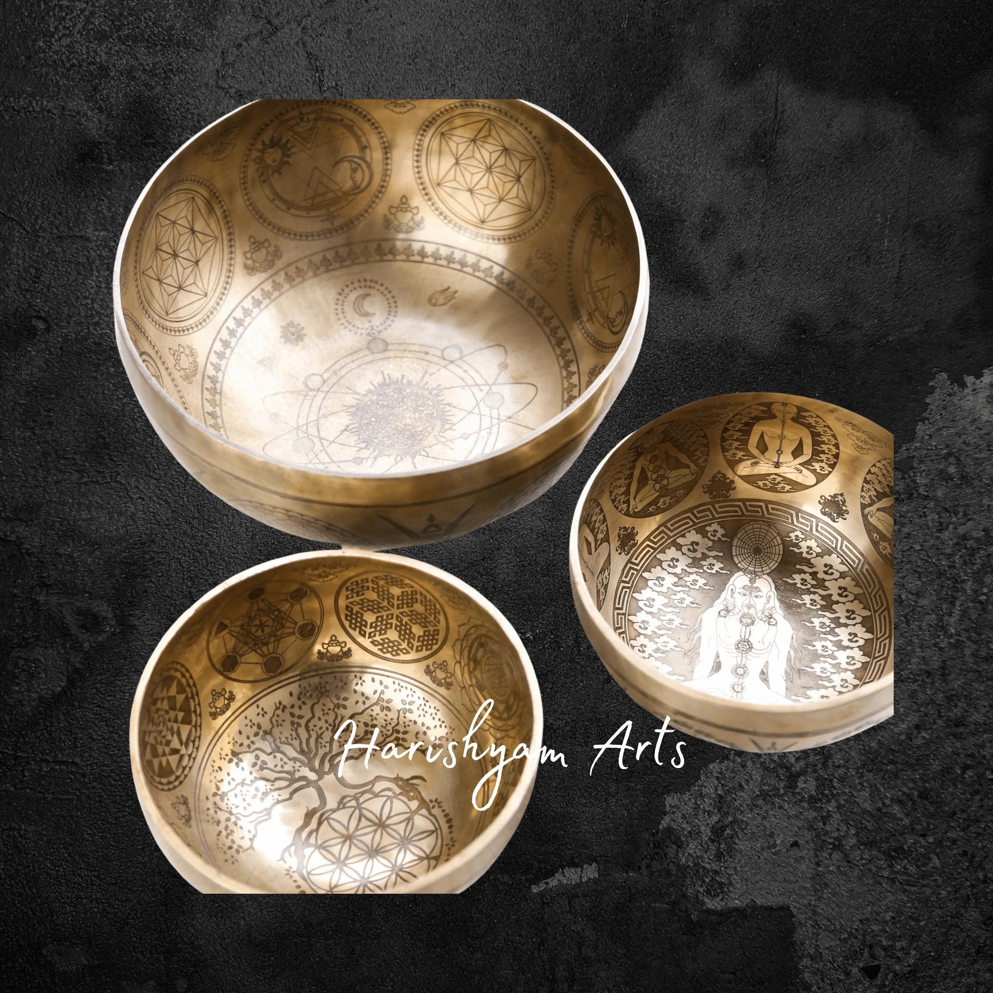 Tibetan Zodiac Astrology Sound Bowl for Cosmic Alignment