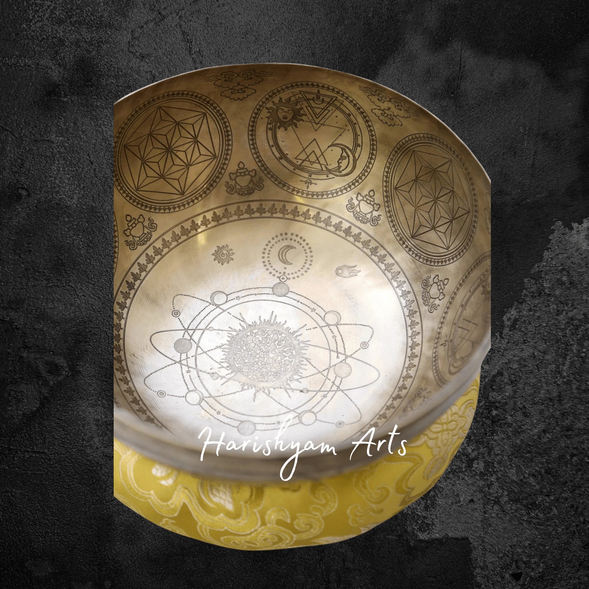Tibetan Zodiac Astrology Sound Bowl for Cosmic Alignment