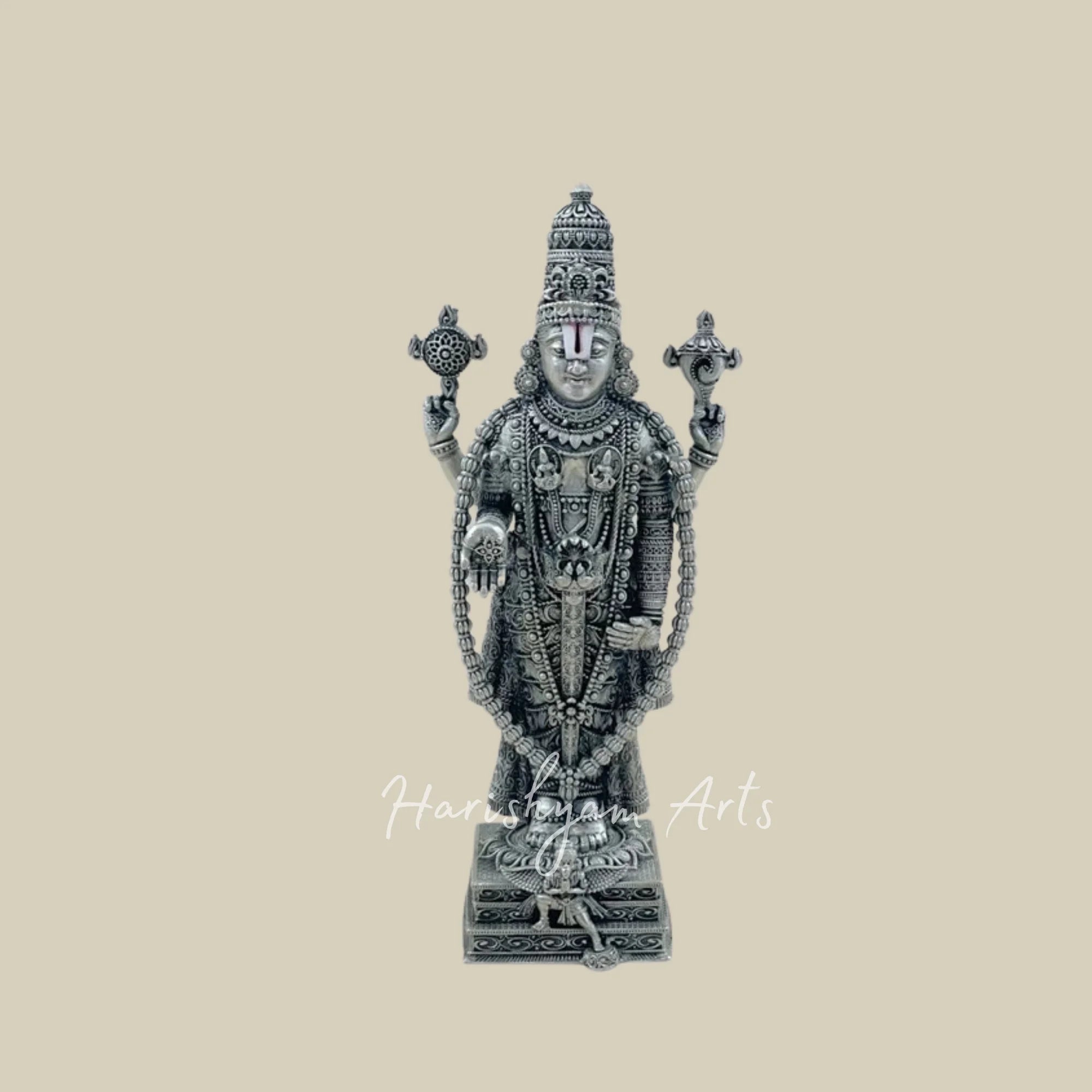 Tirupati Balaji Divine Grace Heavy Gold Idol