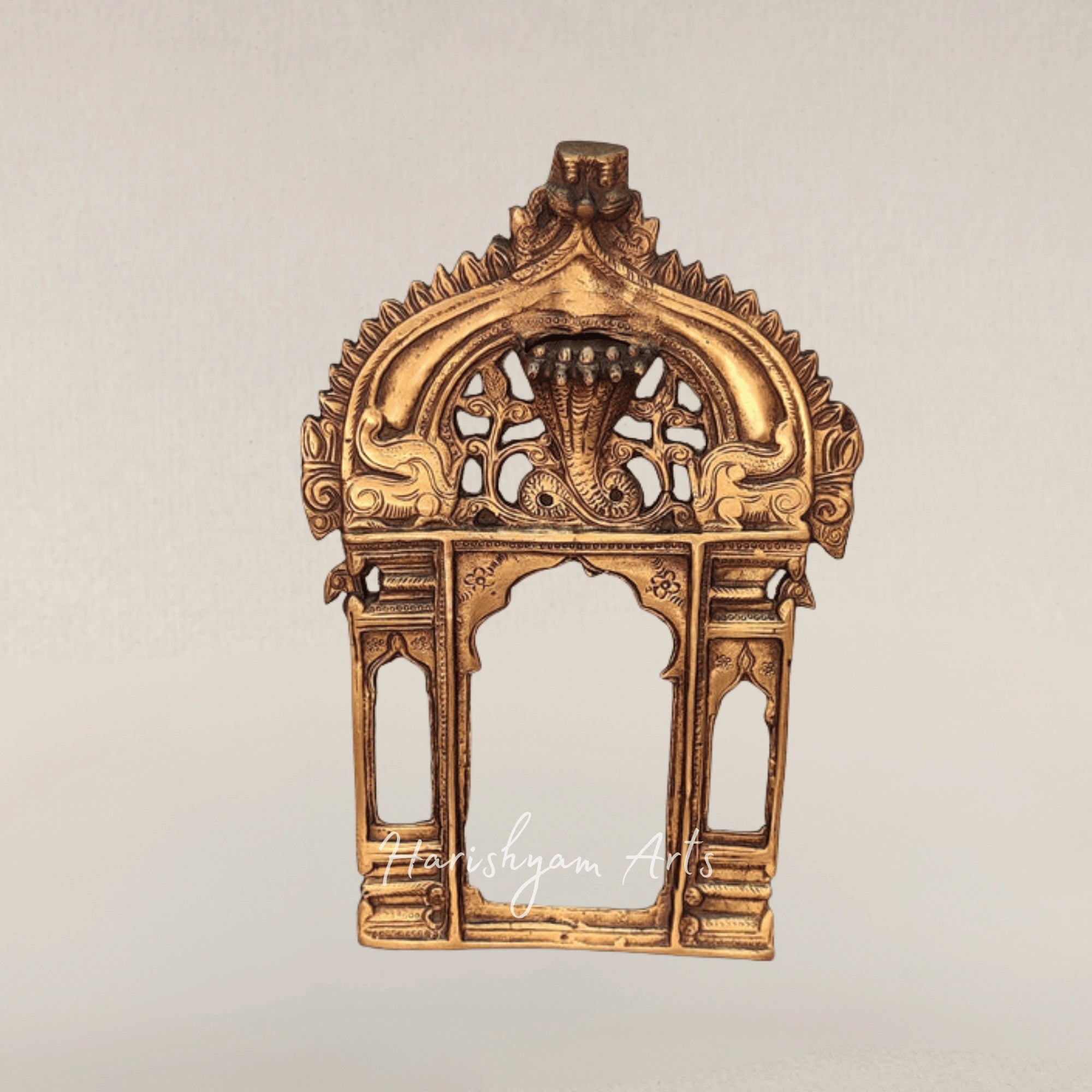 Traditional Antique Style Handcrafted Brass Prabhavali