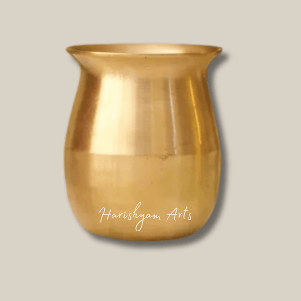 Traditional Kansa Lota for Water Storage and Pooja Rituals