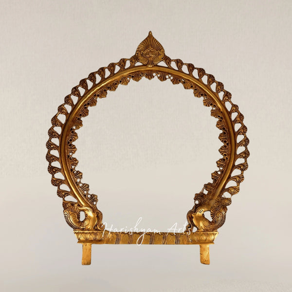 Traditional Antique Finish Handcrafted Brass Prabhavali