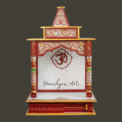White Marble Temple for Home 38"
