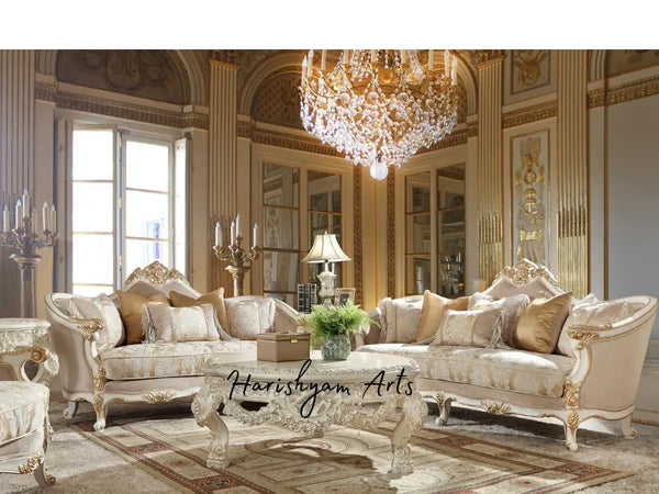 White Plantation Cove Sofa Set