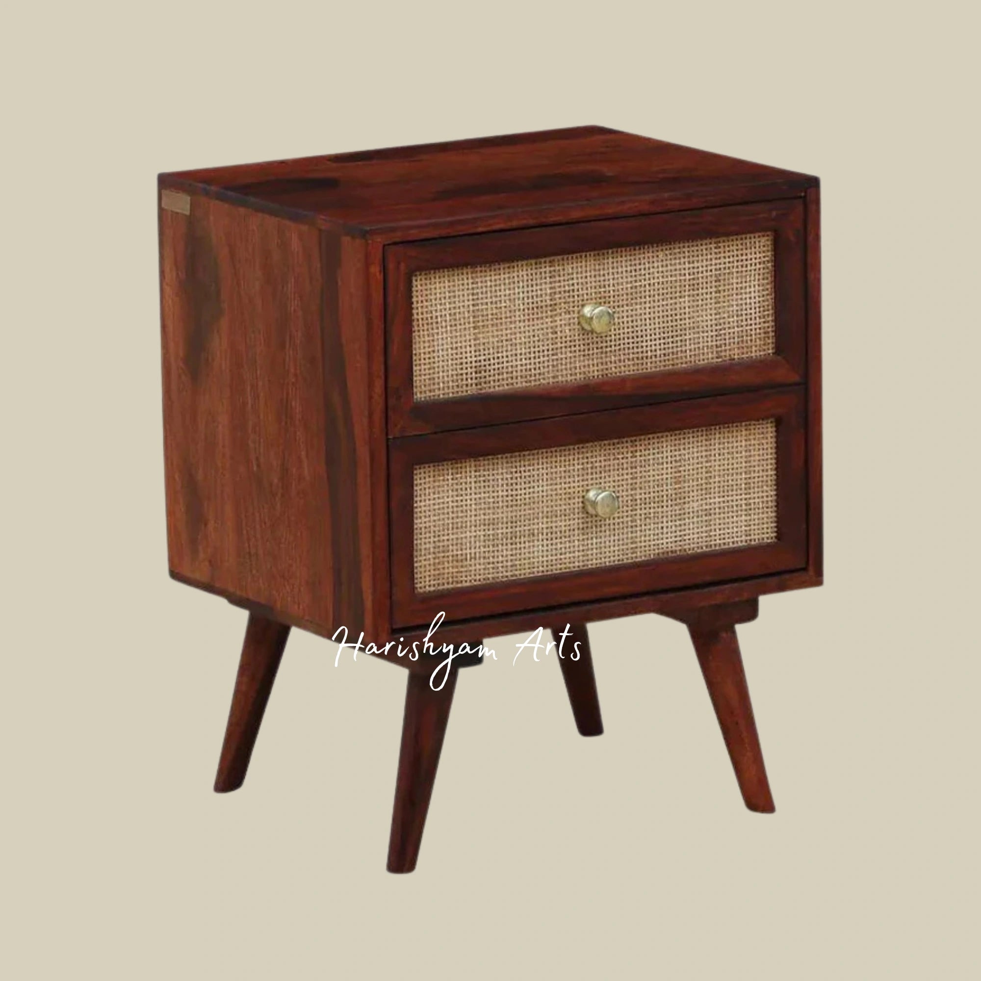 Wooden Bedside Table with Drawer