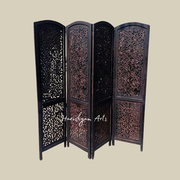 Wooden Room Divider Partition with Screen Separator Design