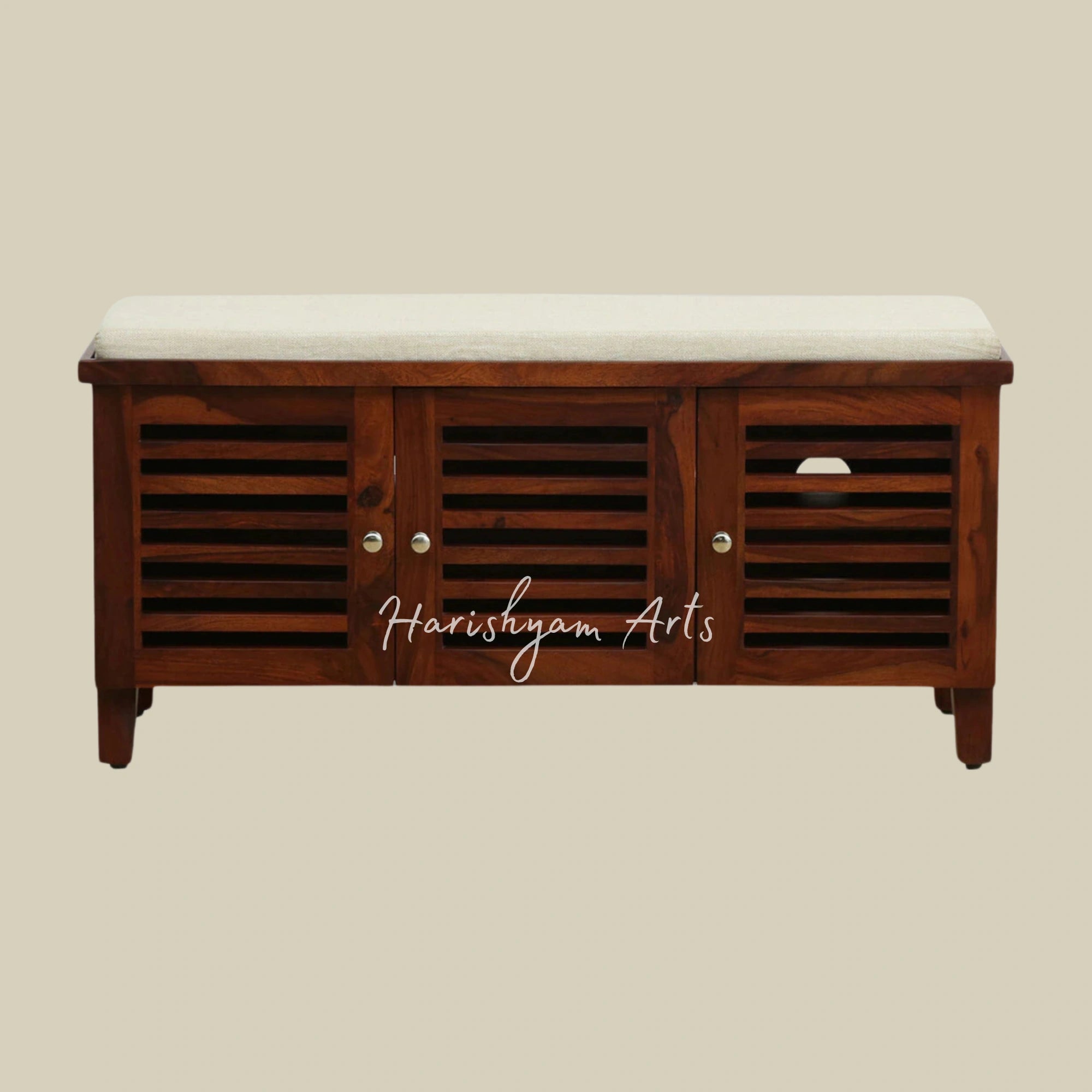 Wooden Shoe Rack Cabinet in Elegant Provincial Teak Finish3