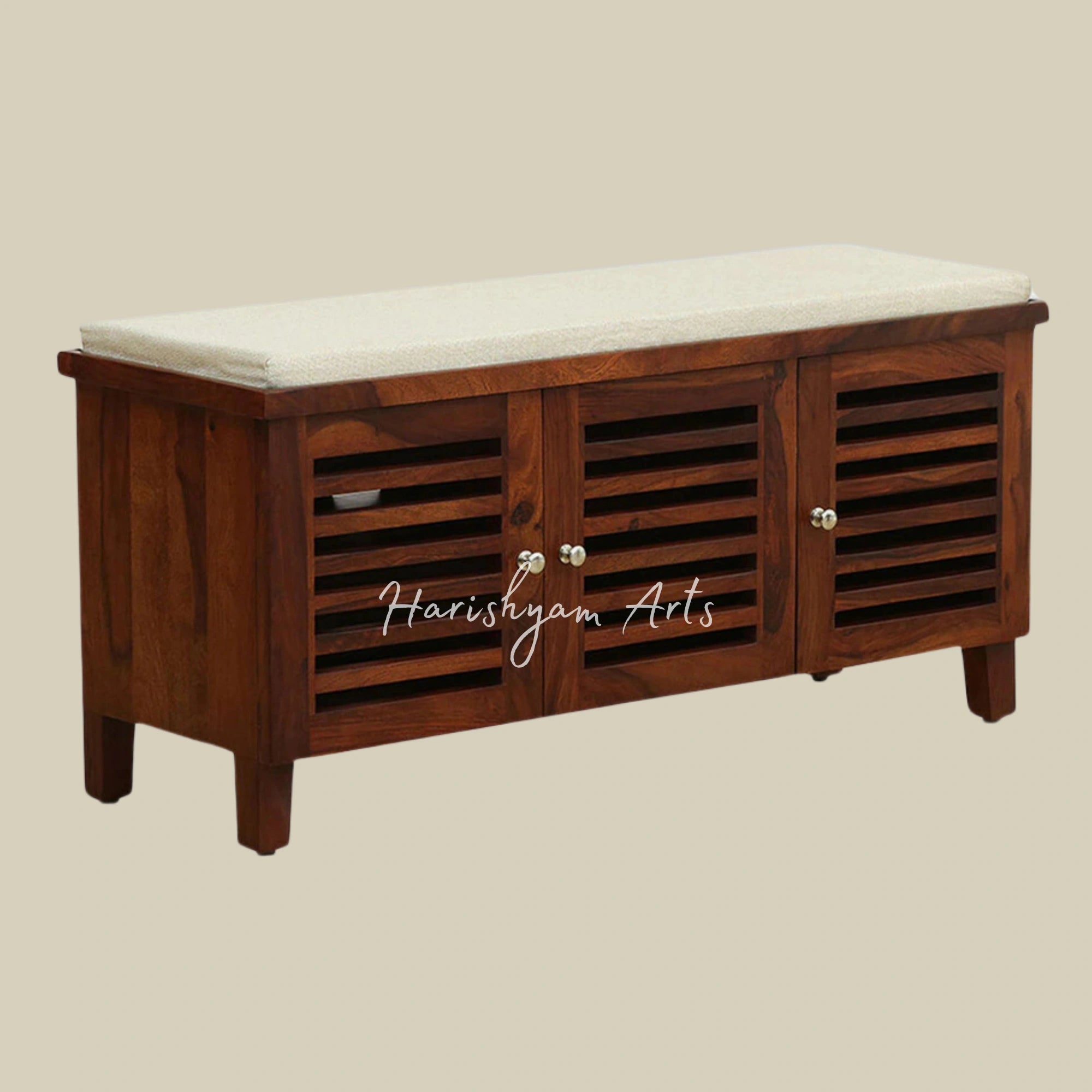 Wooden Shoe Rack Cabinet in Elegant Provincial Teak Finish5