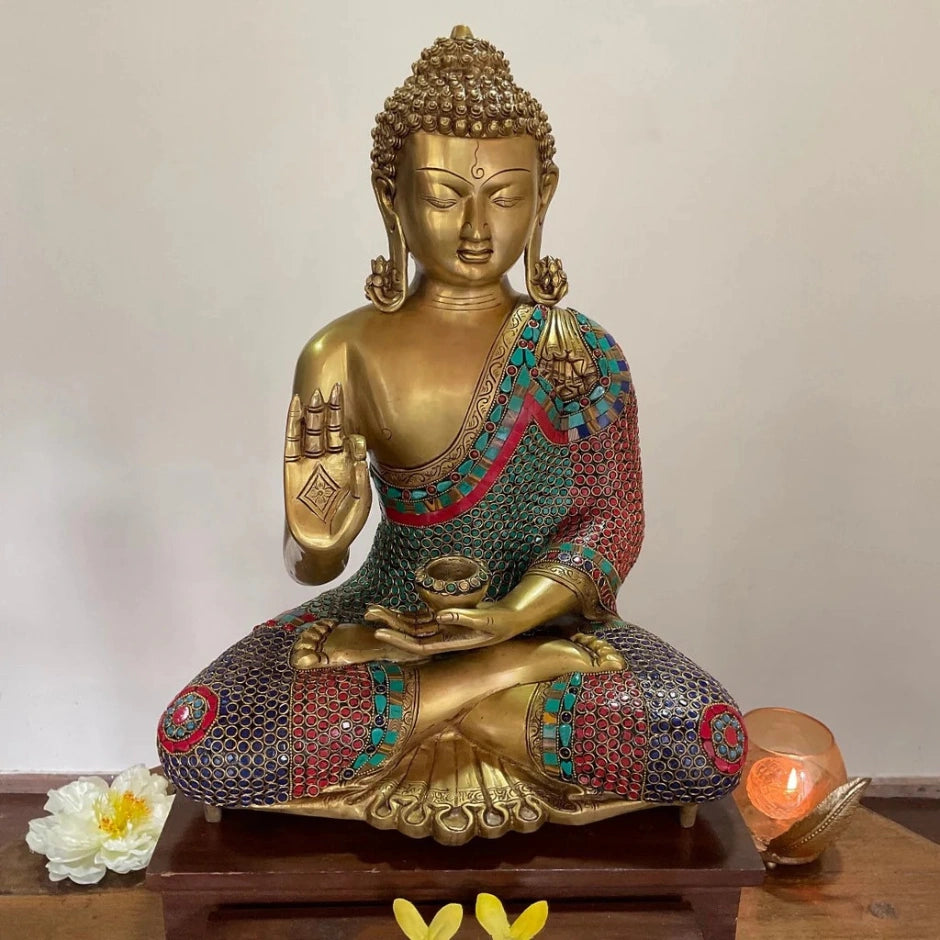 Brass Buddha Idol