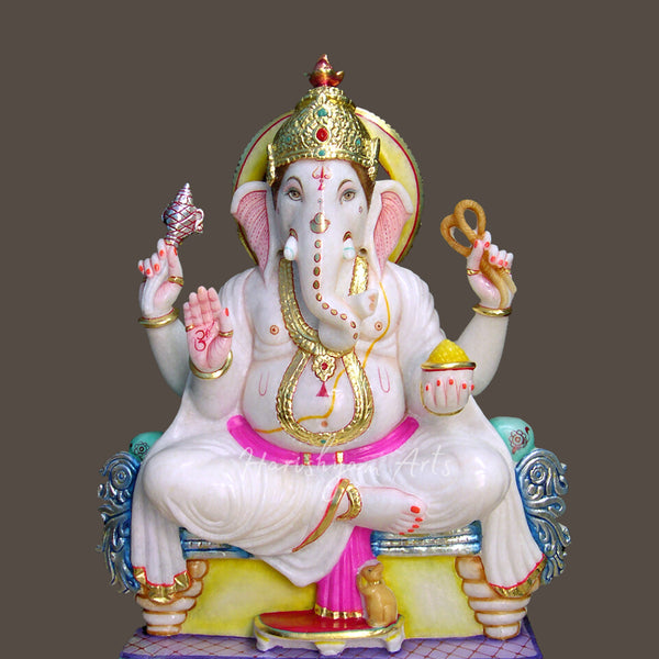 Ganesha Marble Murti