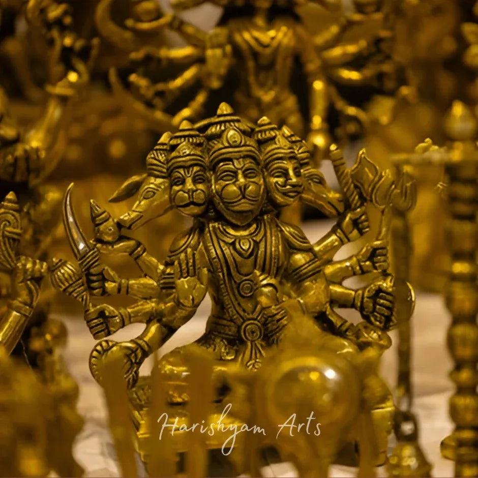  Brass Hanuman Statue