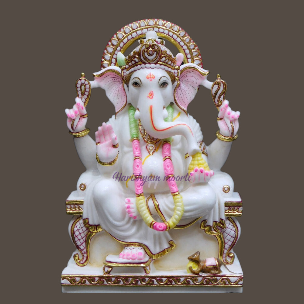 Marble Lord Ganesha Idol