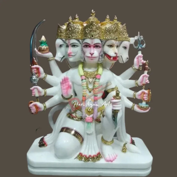 Lord Hanuman Marble Statue