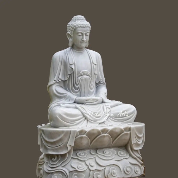 Marble Shakyamuni Buddha Statue