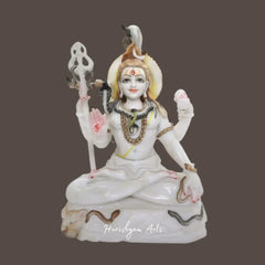 Marble Shiva Idol